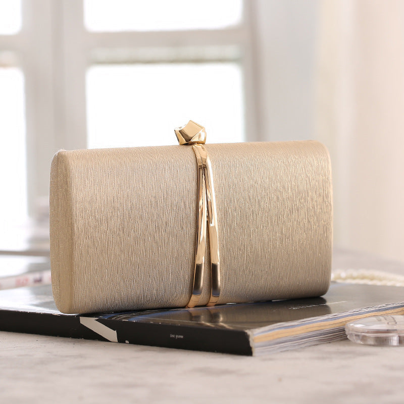 Marina - Sculpted Metal Detail Evening Clutch