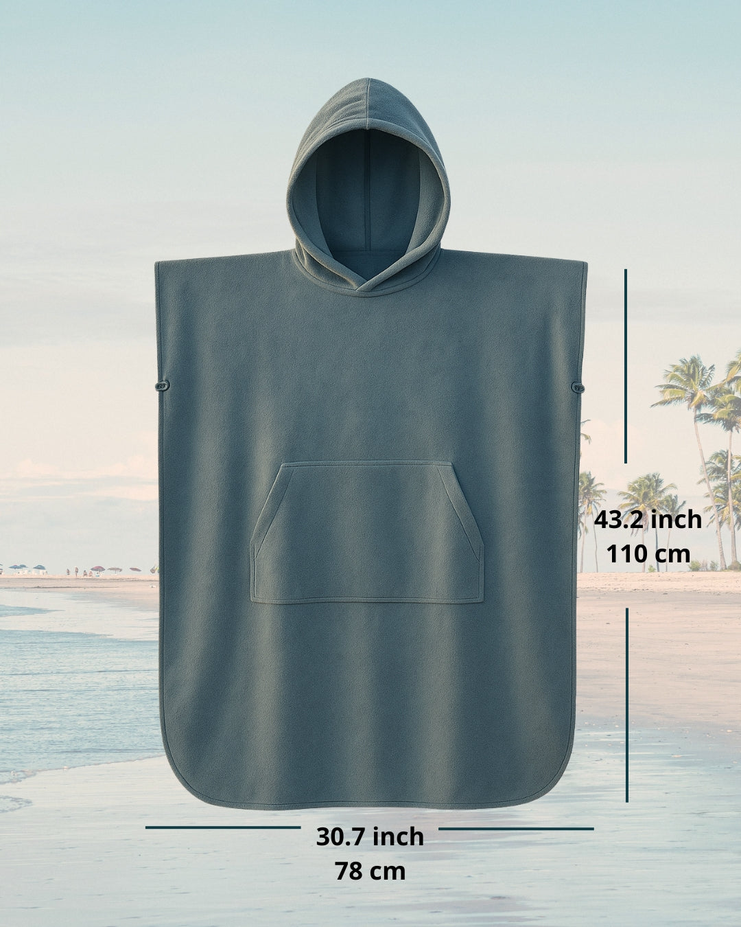 Women's Summer Beach Poncho Dress