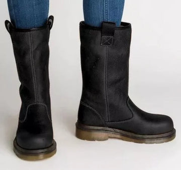 Women’s Brenna Rustic Pull-On Leather Boots