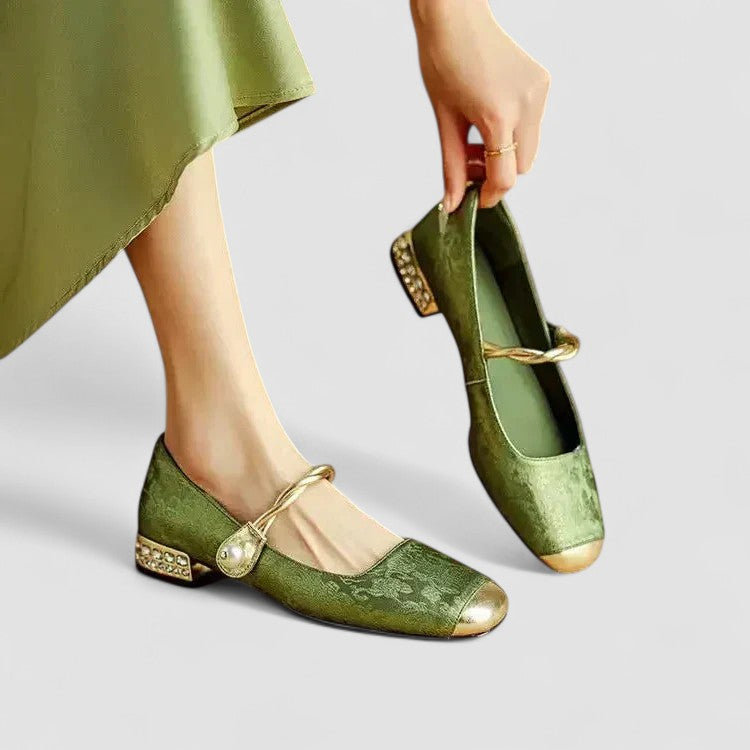 Brooklyn Women's Orthopedic Mary Jane Low-Heel Shoes