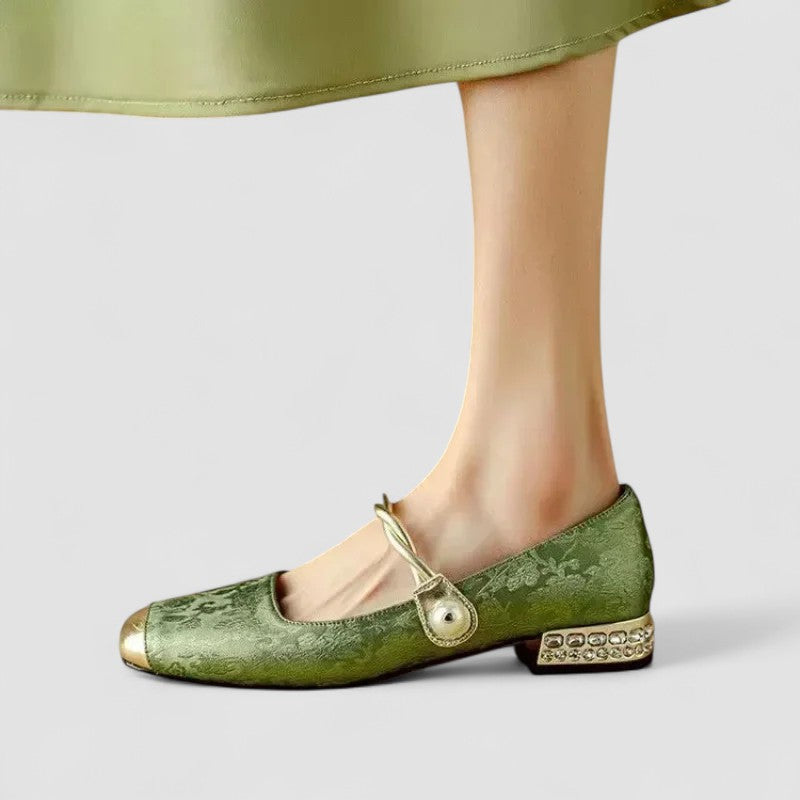 Brooklyn Women's Orthopedic Mary Jane Low-Heel Shoes