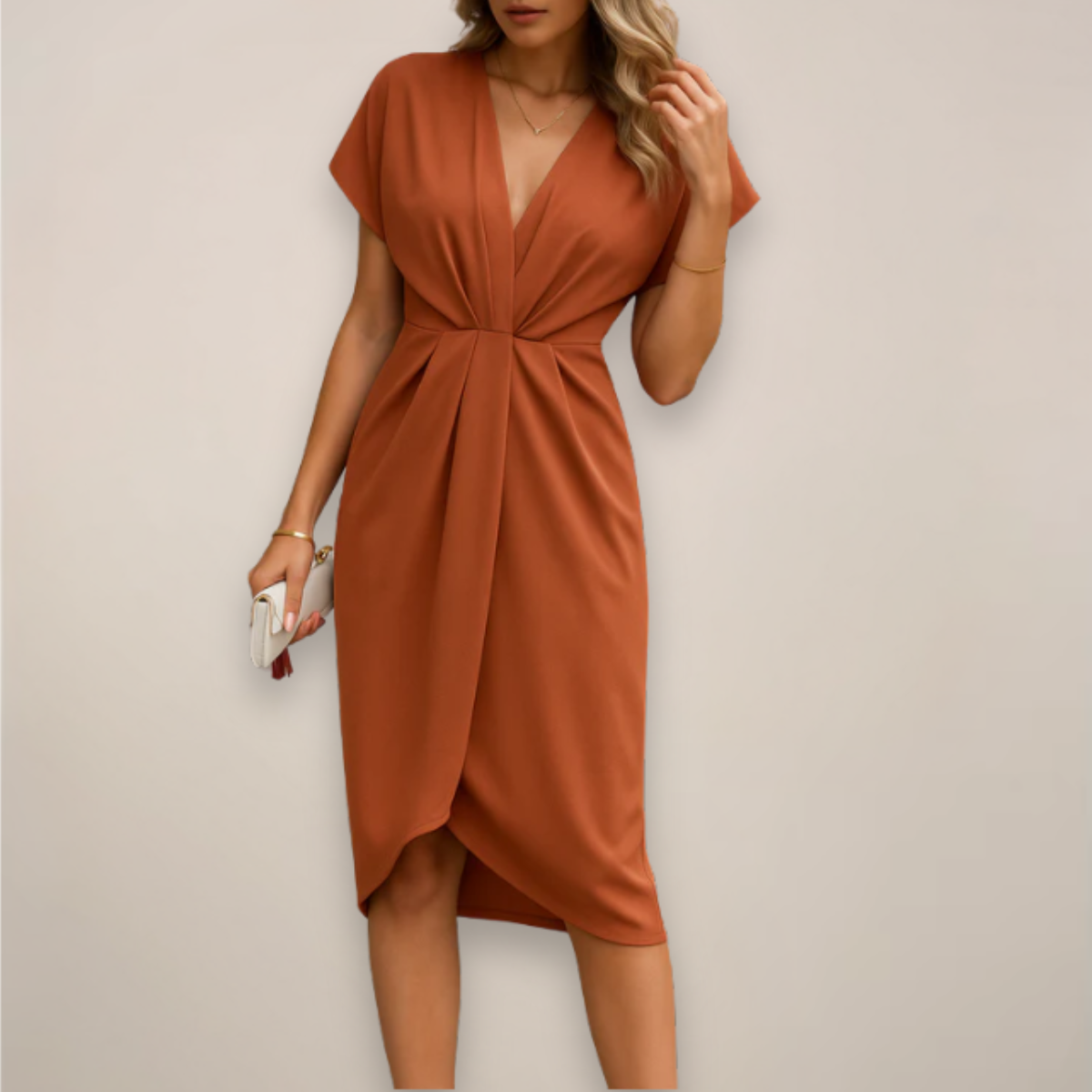 Women's V-Neck Wrap Dress
