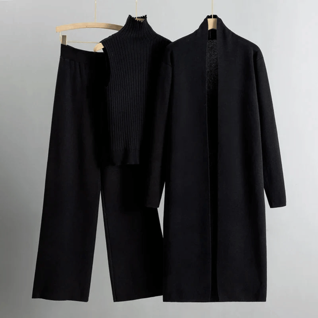 Women's Spring Three-Piece Pants Set