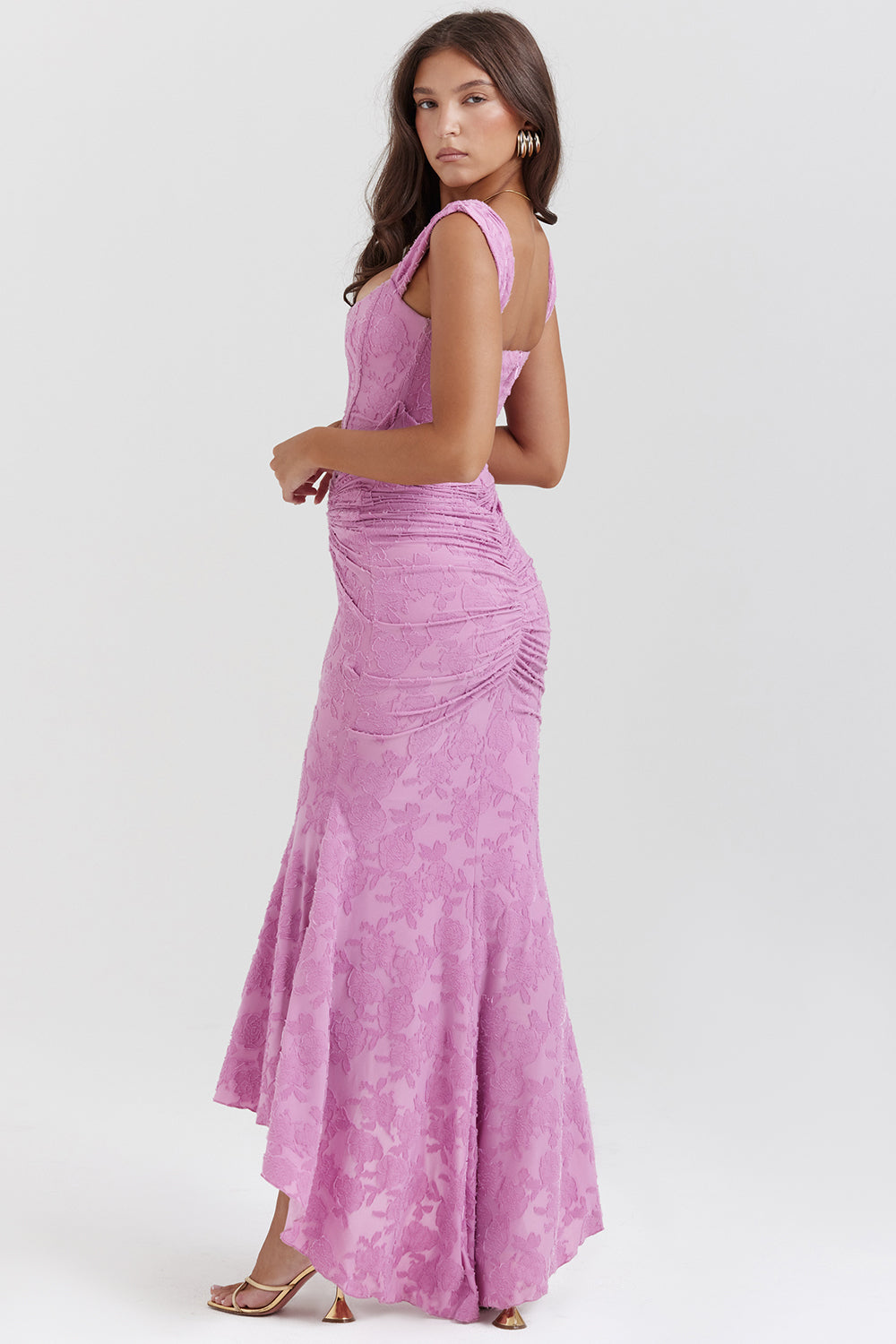 Celeste Draped Corset Gown