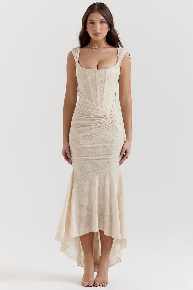 Celeste Draped Corset Gown