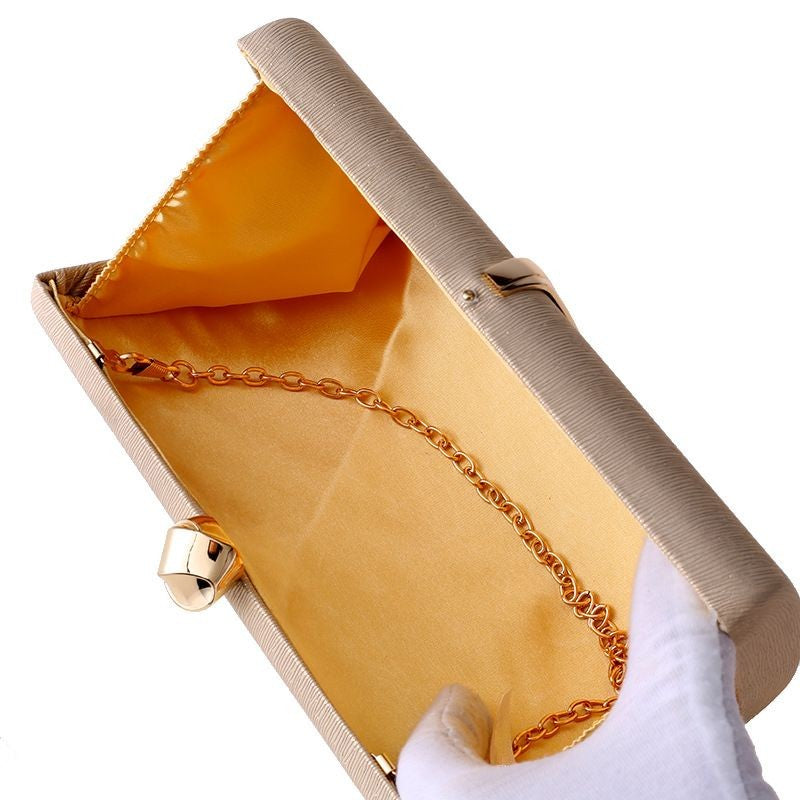 Marina - Sculpted Metal Detail Evening Clutch