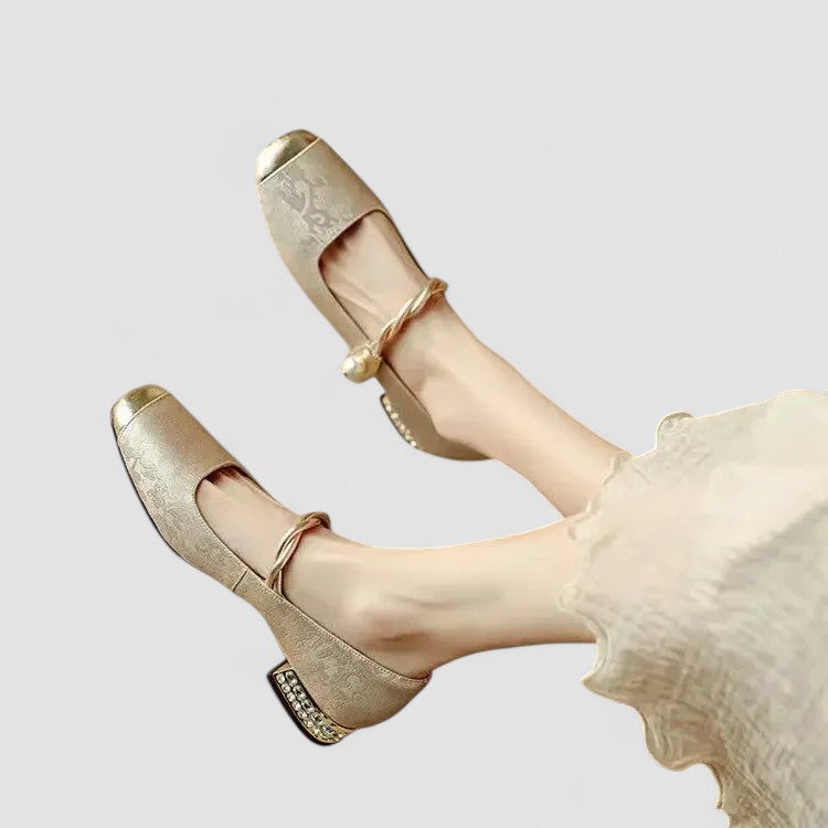 Brooklyn Women's Orthopedic Mary Jane Low-Heel Shoes