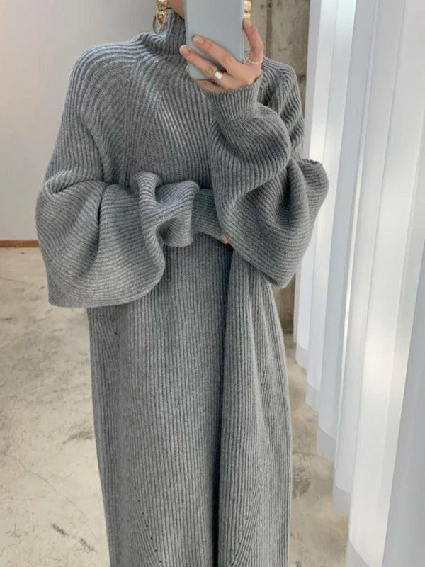 Women’s Nora Turtleneck Knit Midi Dress