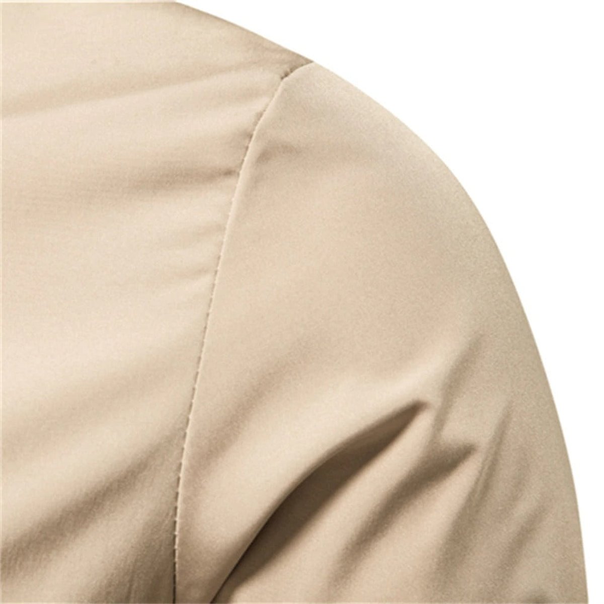 Mens Bomber Jacket Zip-Up Ribbed-Cuff Varsity Style