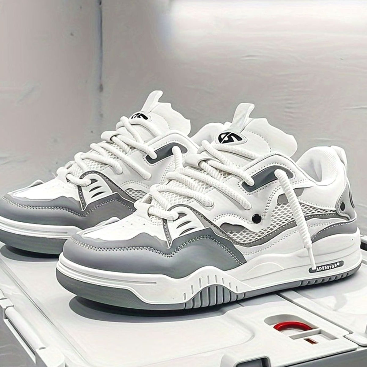 Men's Chunky Low-Top Lace-Up Fashion Trainers