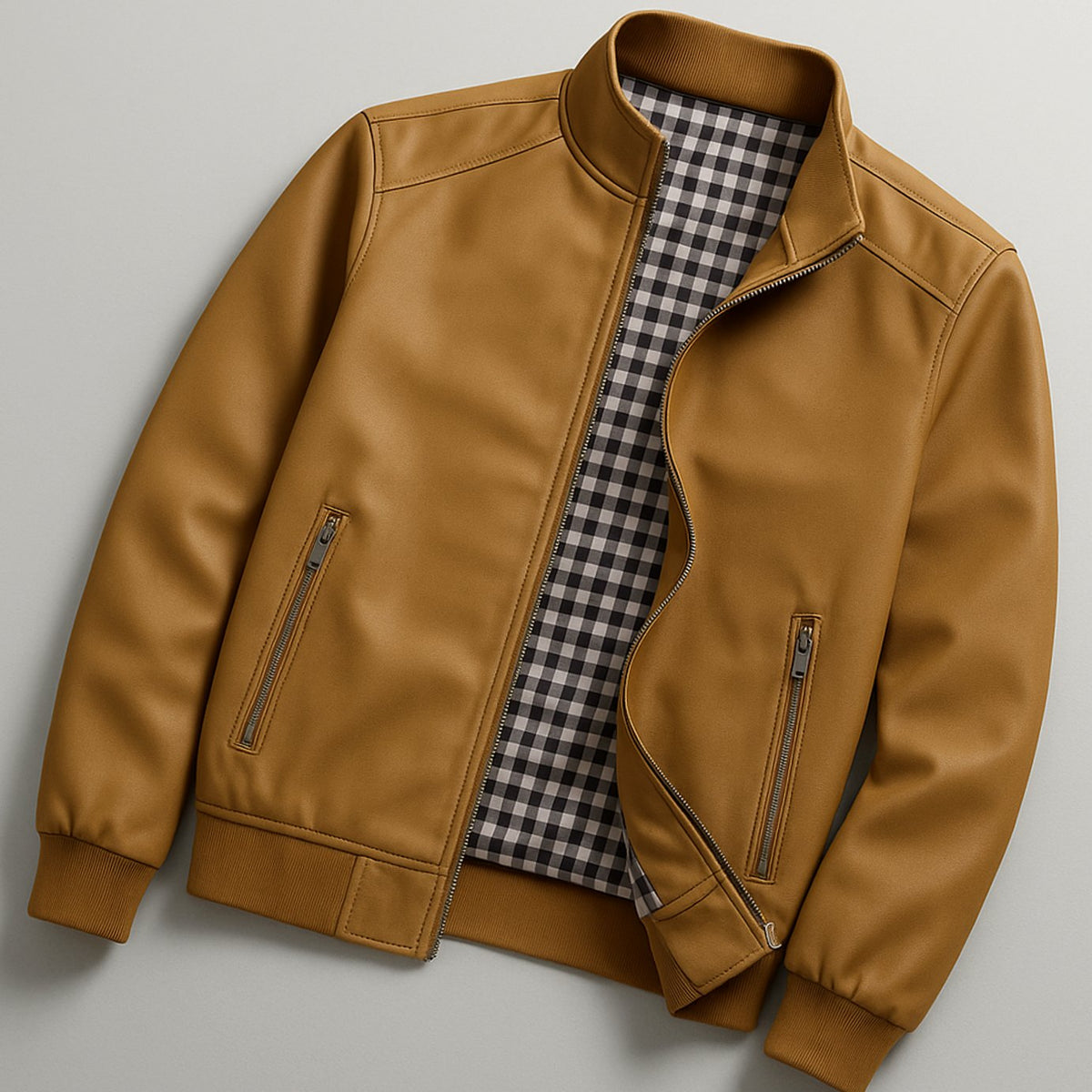 Men's Coats & Jackets Weather-Resistant Zip Bomber Jacket