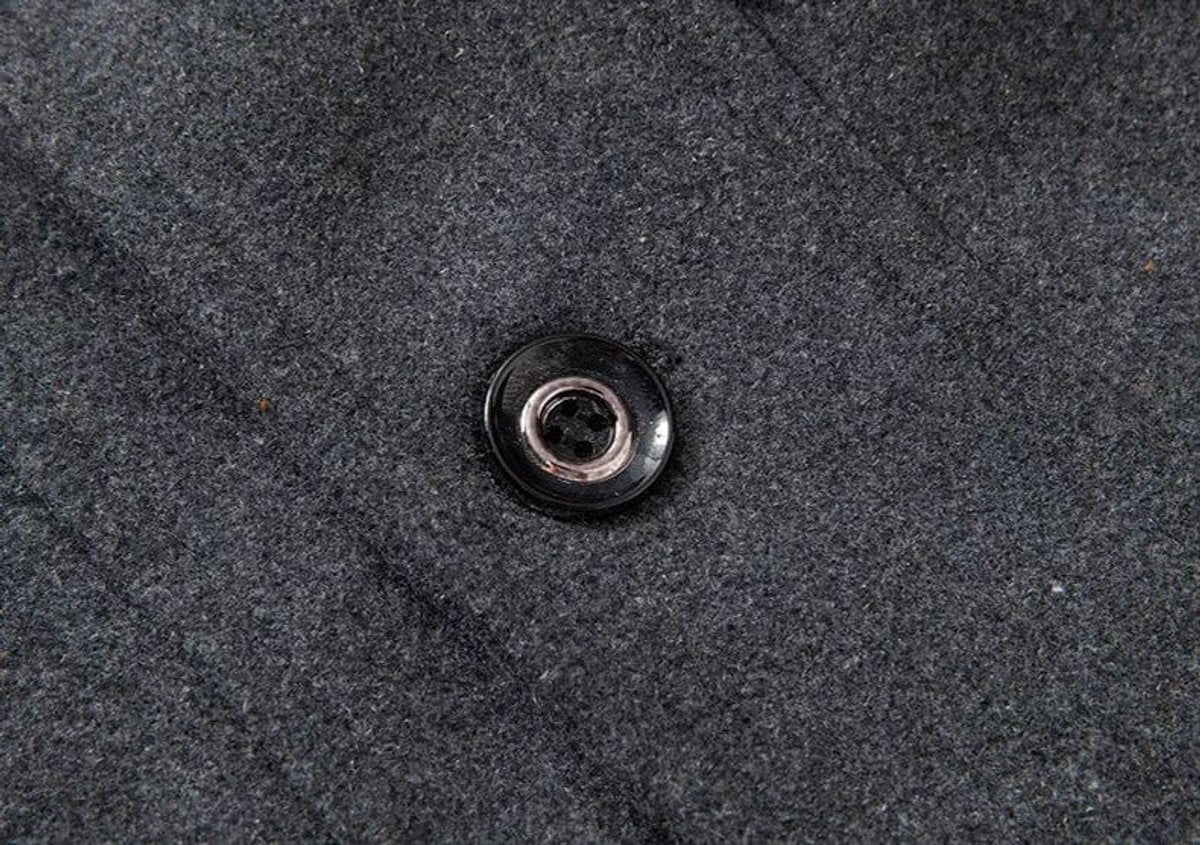 Men's Double-Collar Wool Blend Winter Coat Knit Insert
