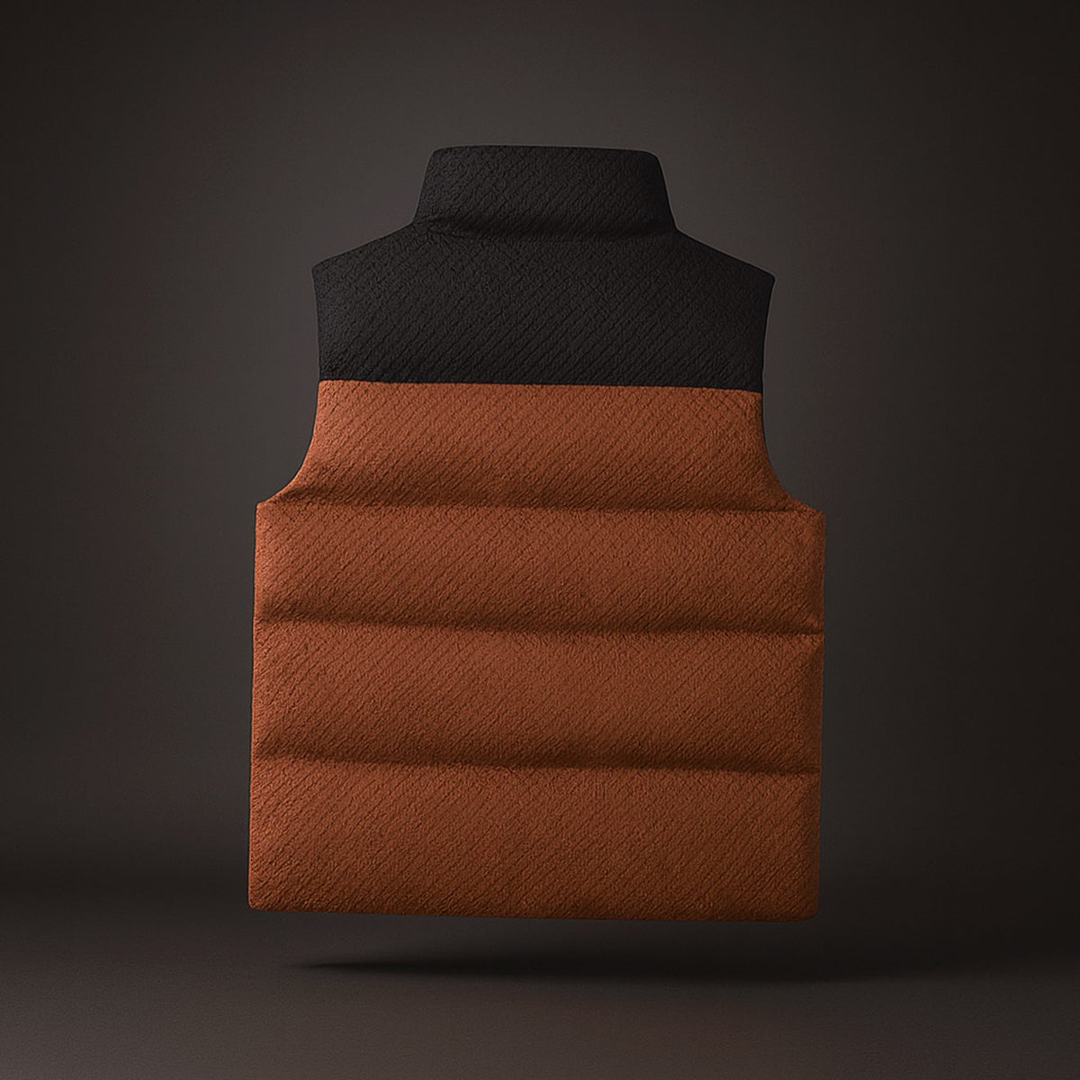 Men's Insulated Waterproof Puffer Gilet High-Neck Vest