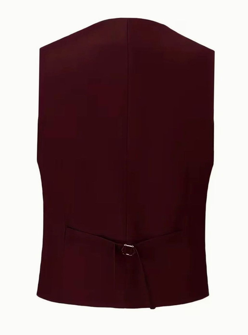 Men's Slim Fit Double-Breasted 3-Piece Suit with Waistcoat