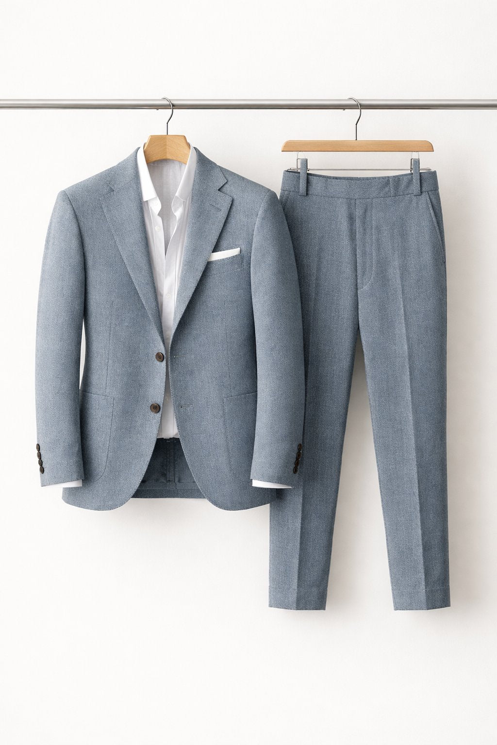 Men's Slim-Fit Two-Piece Nylon Blend Formal Suit