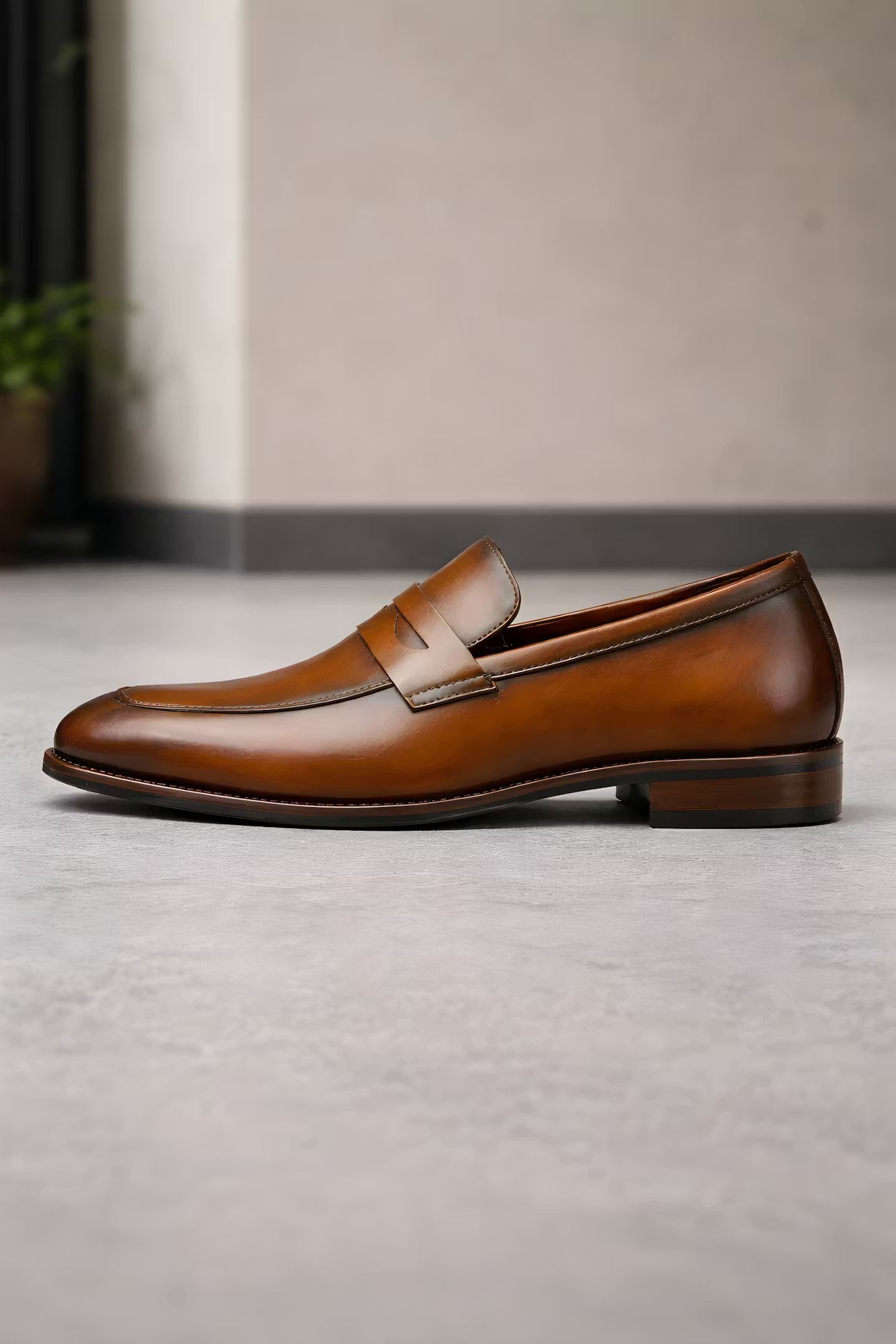 Men's Slip-On Penny Loafer Formal Dress Shoes