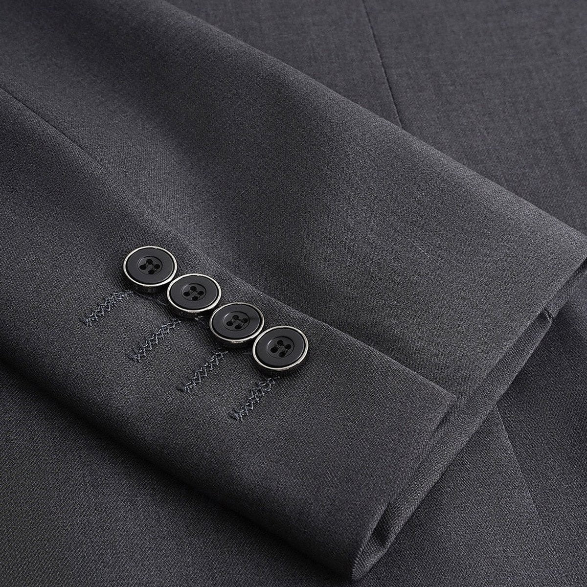 Men's Smart-Casual Single-Breasted Standard-Fit Blazer Jacket