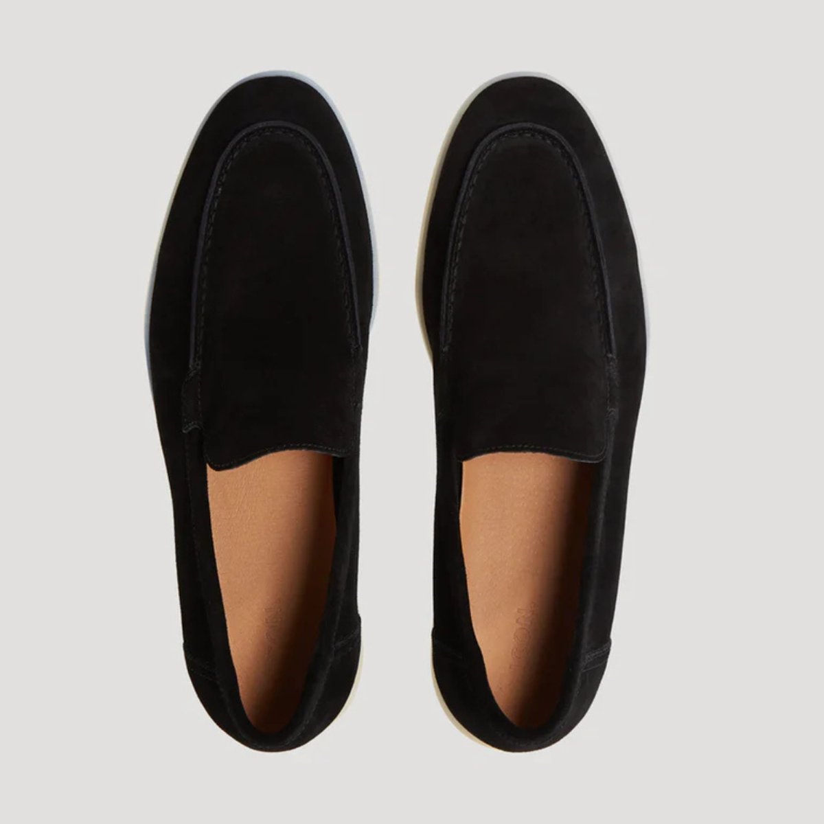 Men's Suede Slip-On Flatform Everyday Loafers