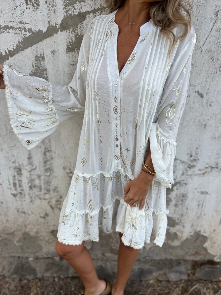 boho embellished dress Isla Size:Size N5 cat:Back In Stock Black One Shoulder Thigh Radiate elegance and shimmering