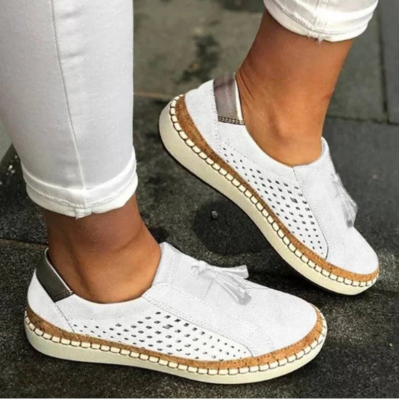 Women's Breathable Arch-Support Slip-On Loafers - White (Almost sold out!)