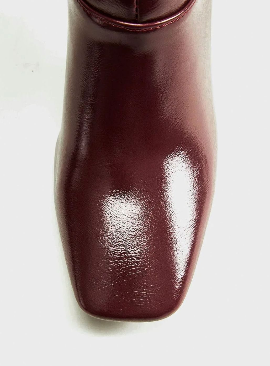Women's Dark Brown Knee High Boots Square Toe Heeled
