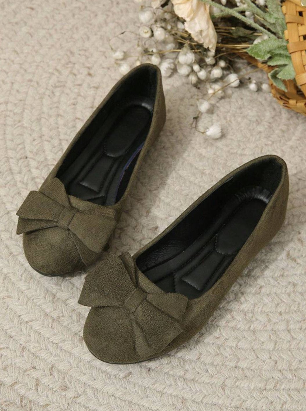 Women's Orthopaedic Bow-Detail Slip-On Comfort Shoes