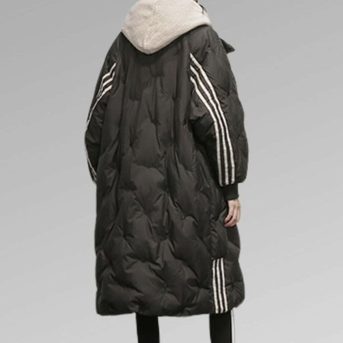 Women's Oversized Long Quilted Hooded Puffer Coat