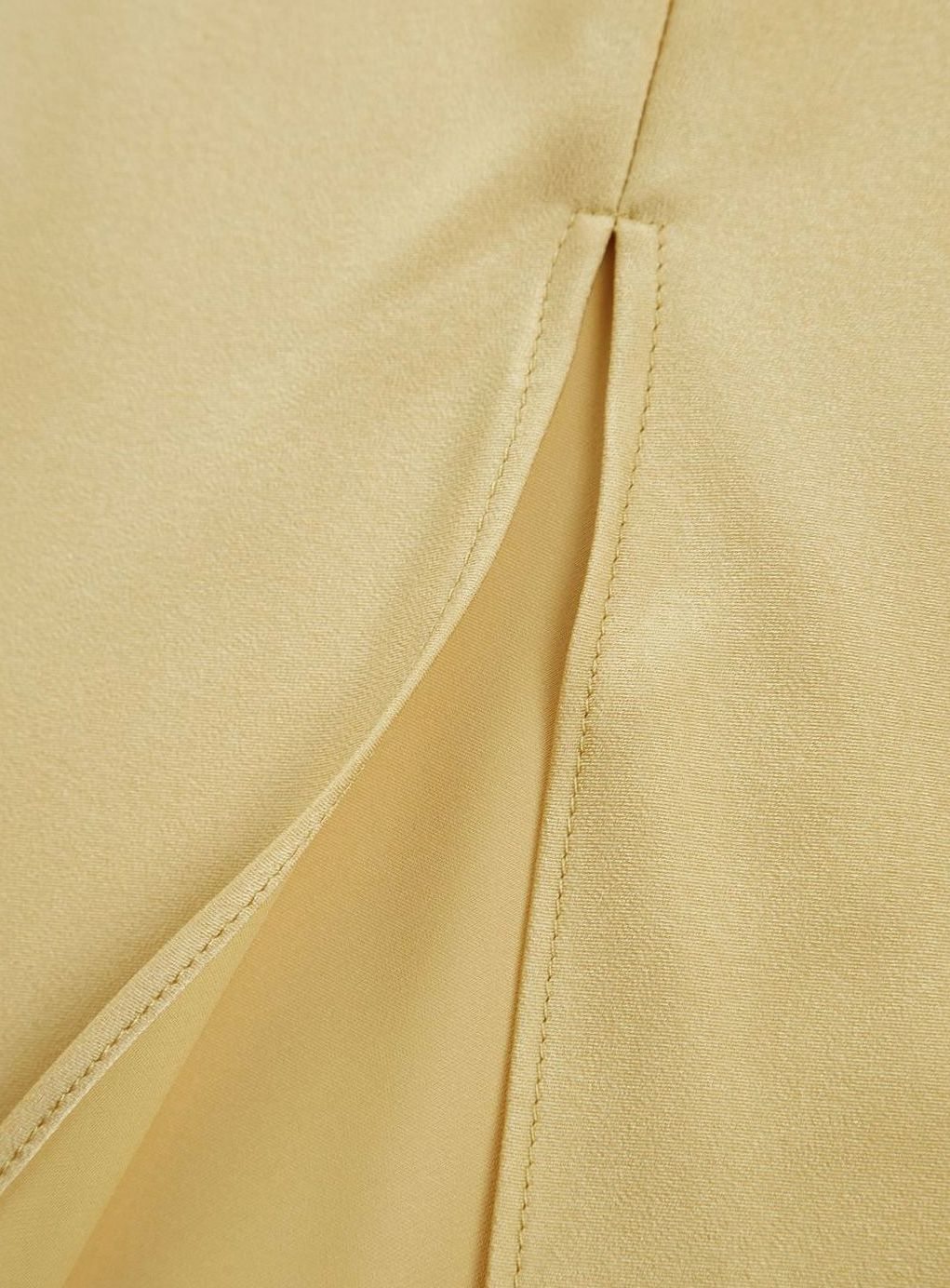 Women's Satin Backless One-Shoulder Midi Dress Side Slit