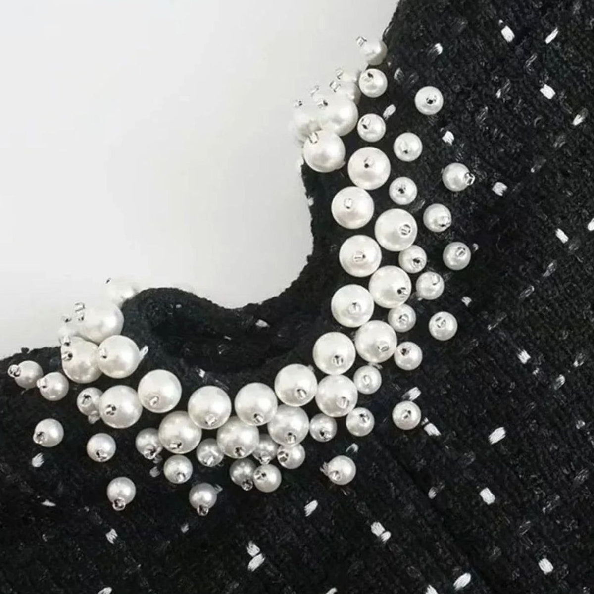 Women's Sequin Beaded Cutout Sleeveless Mini Dress