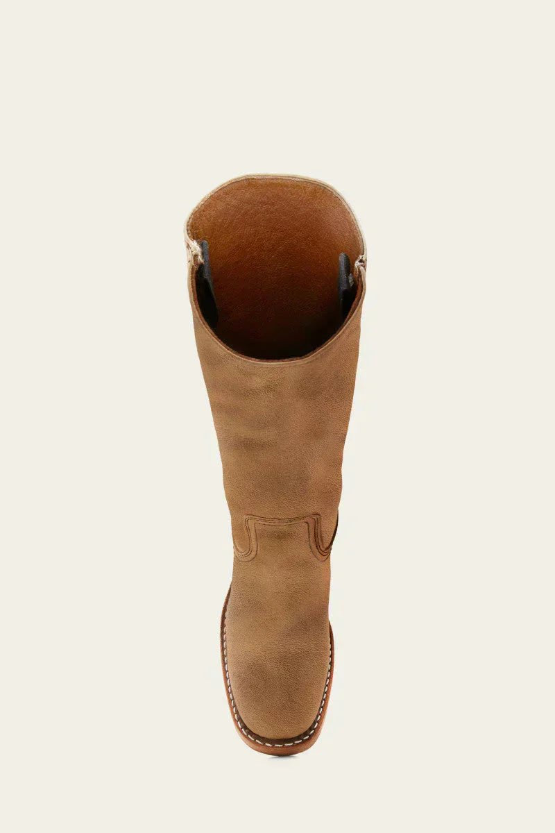 Women's Slim-Fit Leather Knee-High Block-Heel Boots