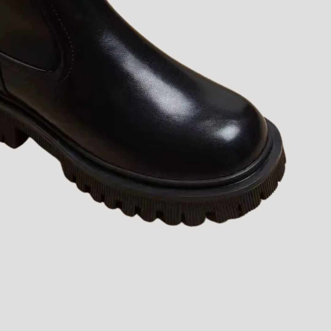 Women's Spring Chunky Mid-Calf Boots