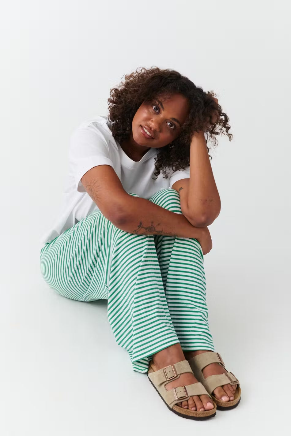 Ava Women's Spring Striped Relaxed Pants