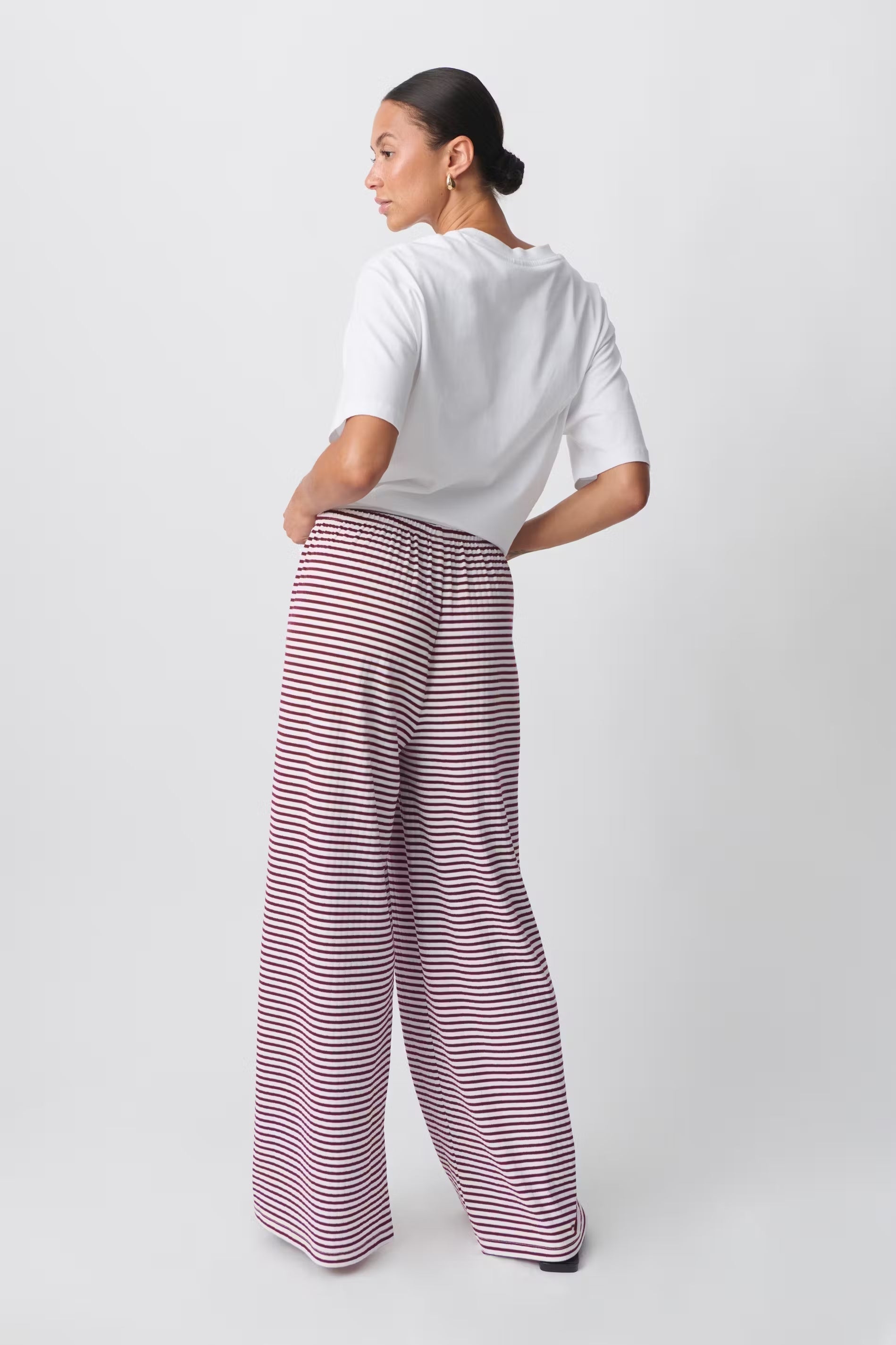 Ava Women's Spring Striped Relaxed Pants