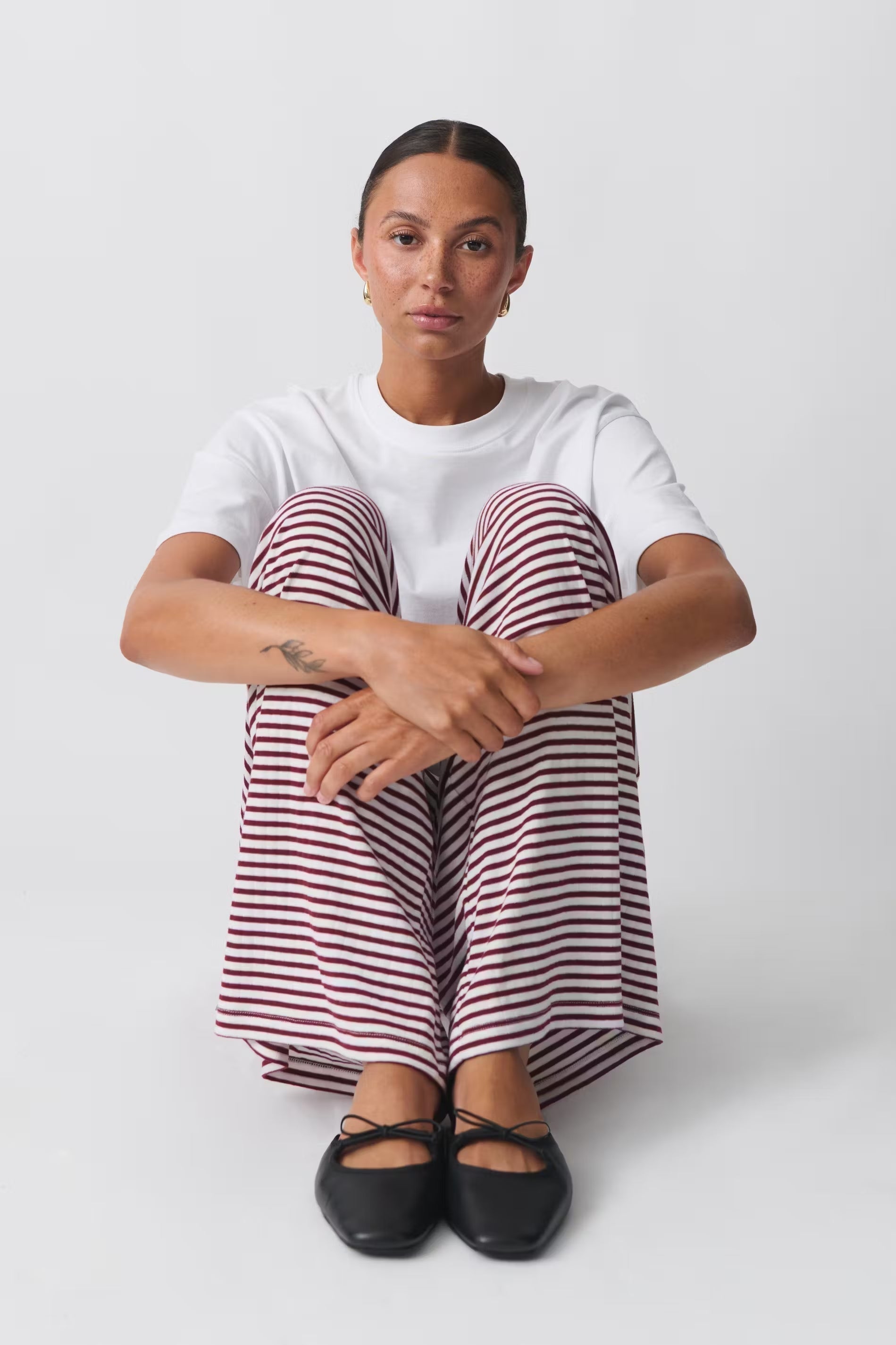 Ava Women's Spring Striped Relaxed Pants