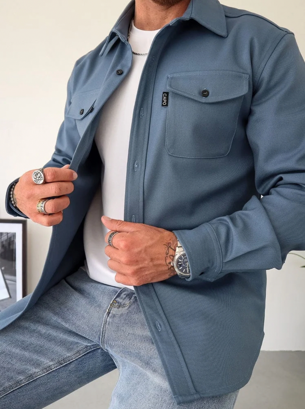 Modern Stylish Men’s Dress Shirt