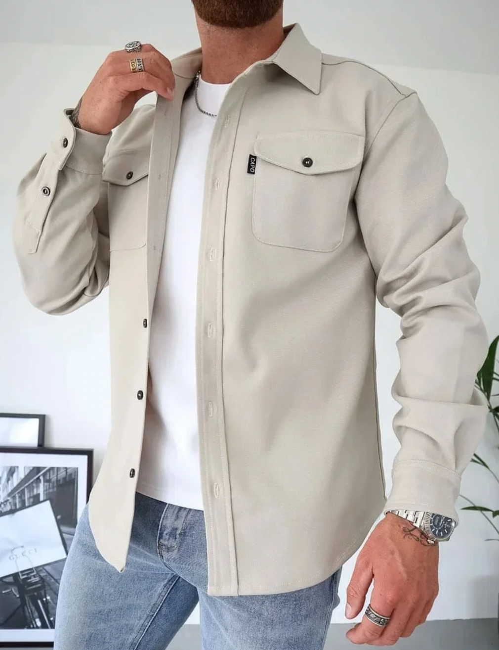 Modern Stylish Men’s Dress Shirt