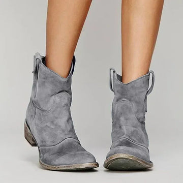 Women’s Paloma Western-Inspired Low Ankle Boots