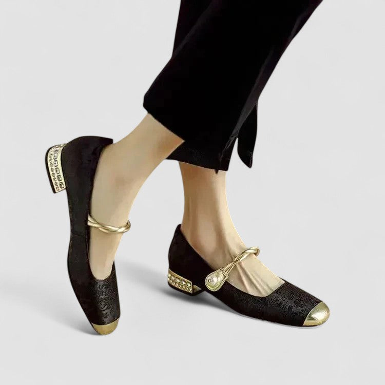 Brooklyn Women's Orthopedic Mary Jane Low-Heel Shoes