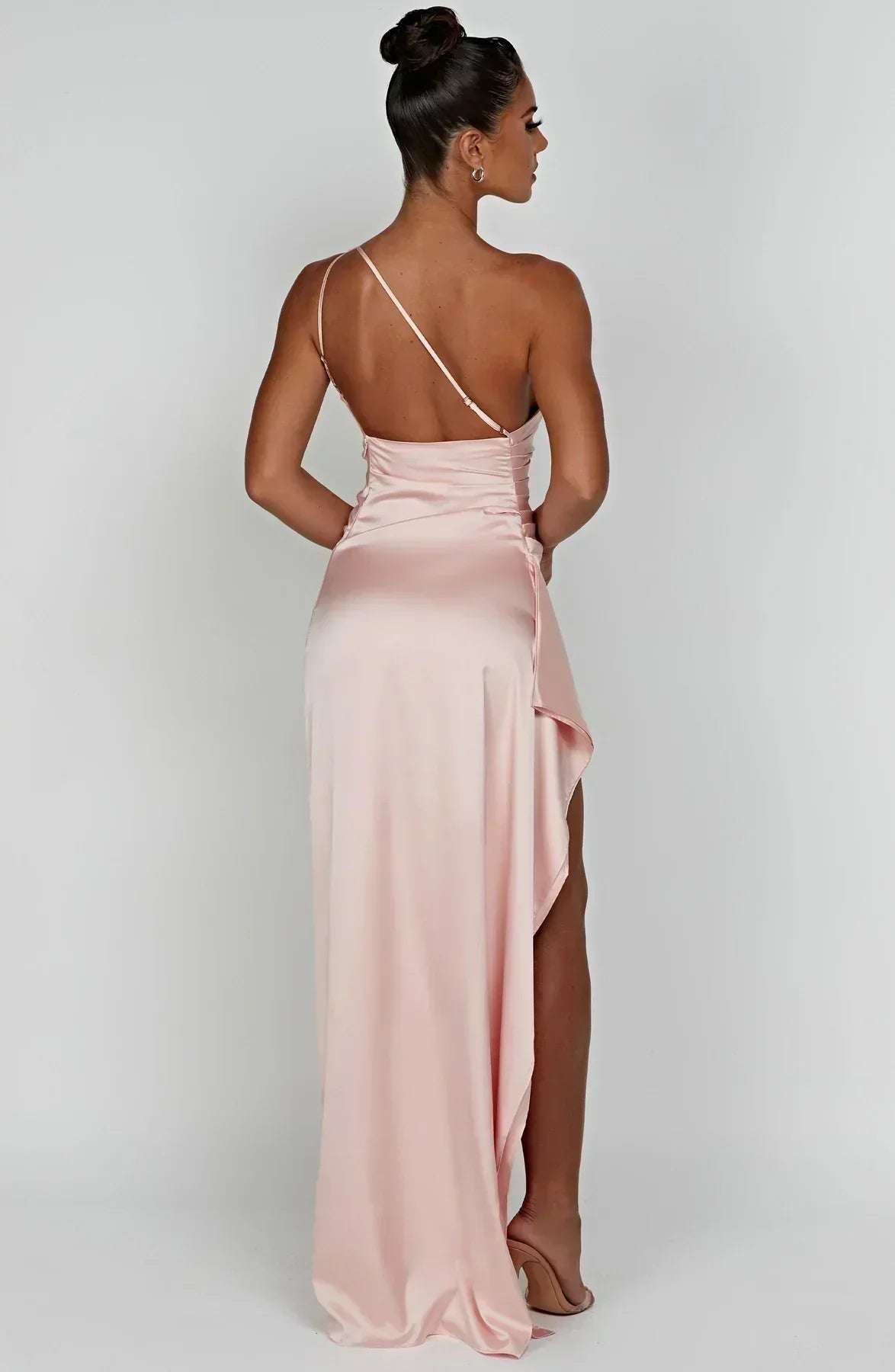 Women's Asymmetric Evening Maxi Dress