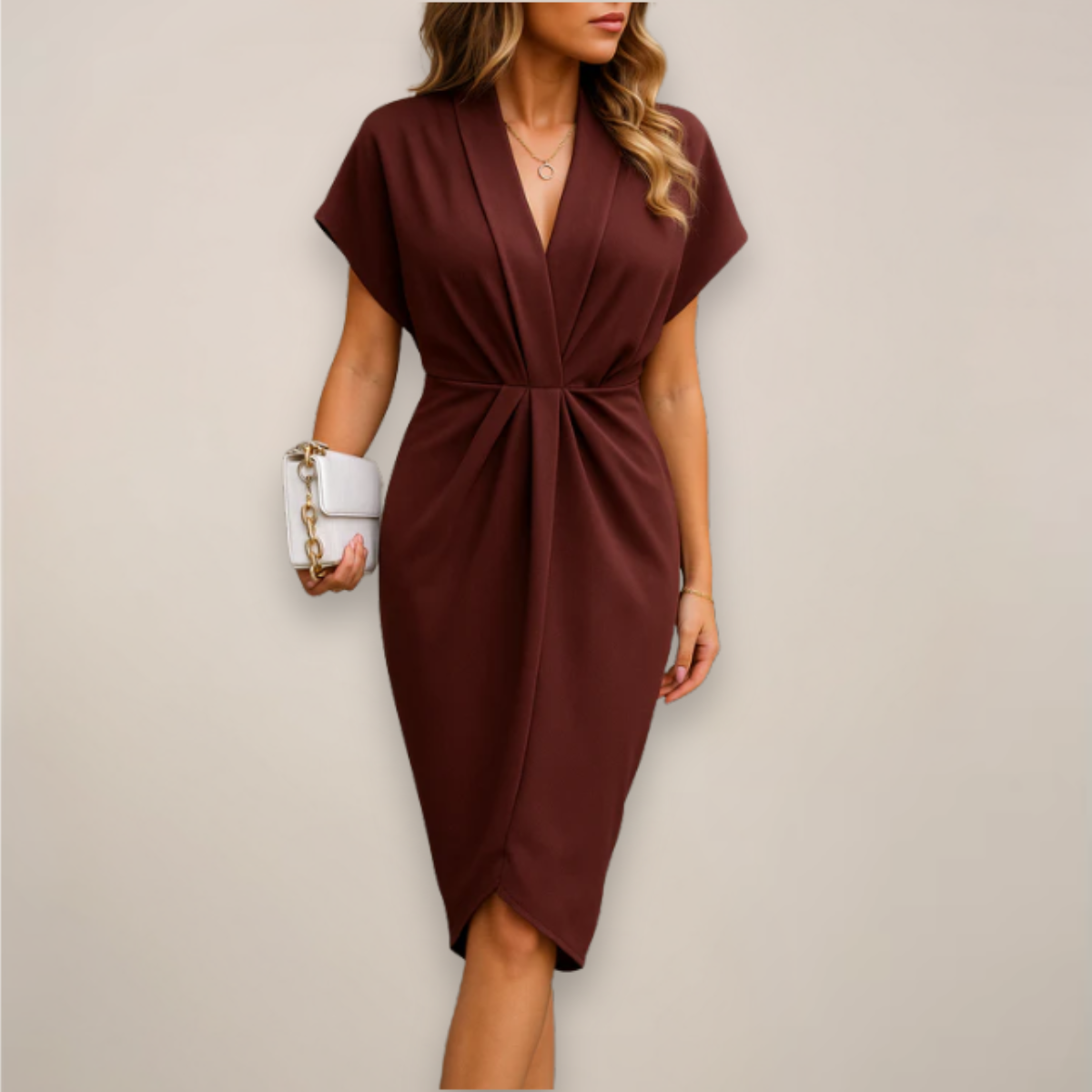 Women's V-Neck Wrap Dress