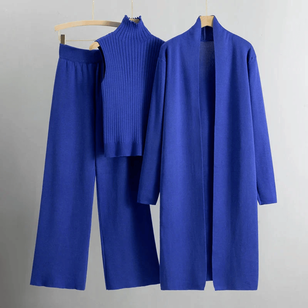 Women's Spring Three-Piece Pants Set