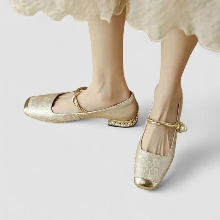 Brooklyn Women's Orthopedic Mary Jane Low-Heel Shoes