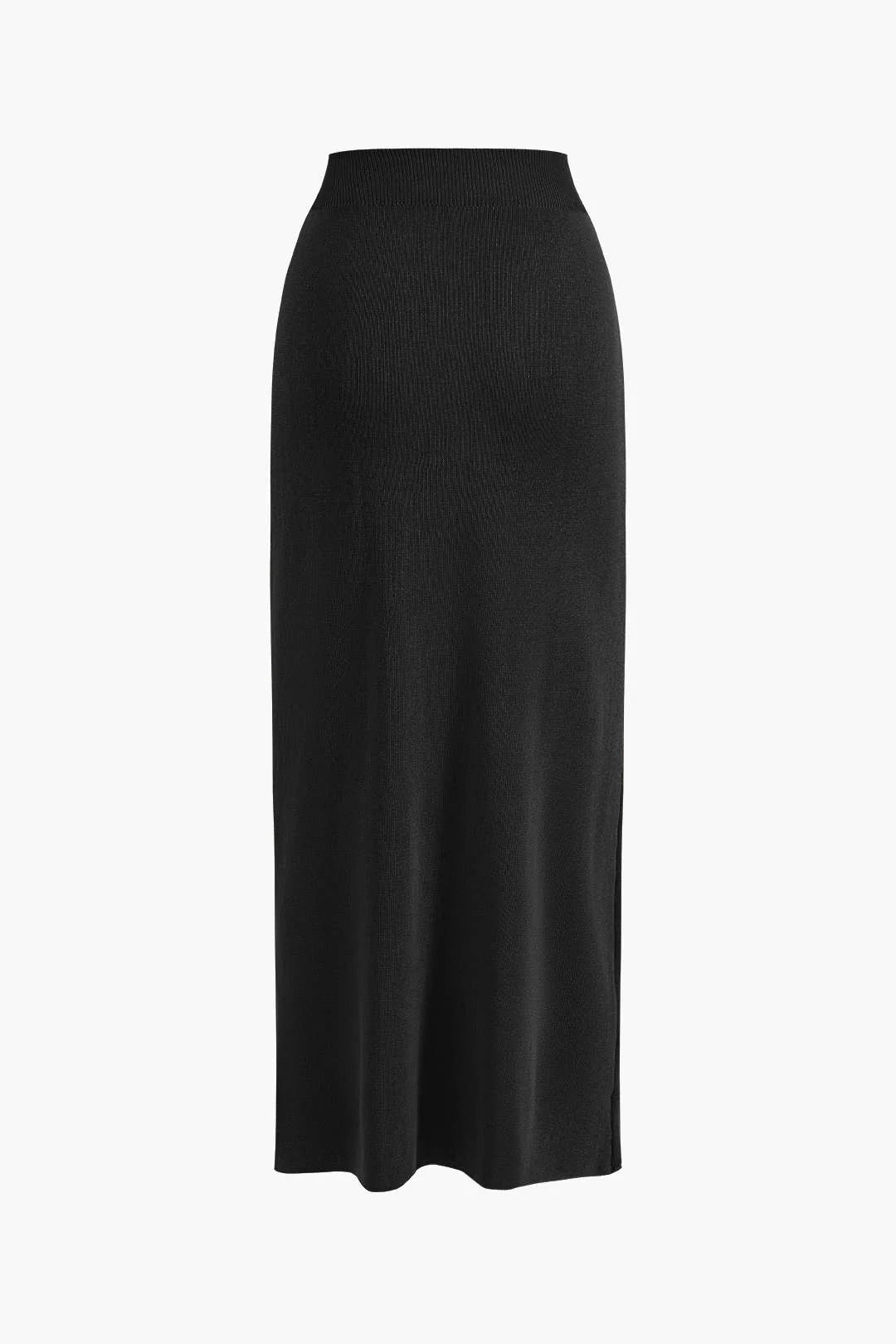 Women’s Esme Button-Down Knit Midi Set - Collared Top Skirt Co-ord
