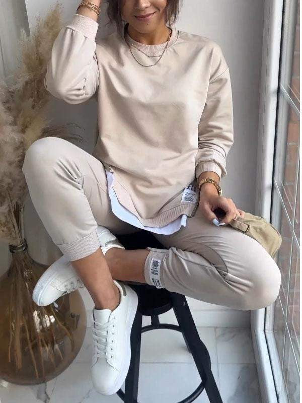 Women’s Priscilla Relaxed Two-Piece Lounge Set - Casual Everyday Comfort