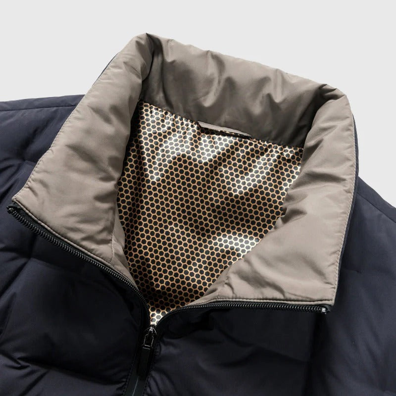 Men’s Quilted Puffer Jacket - Lightweight Insulated Outerwear