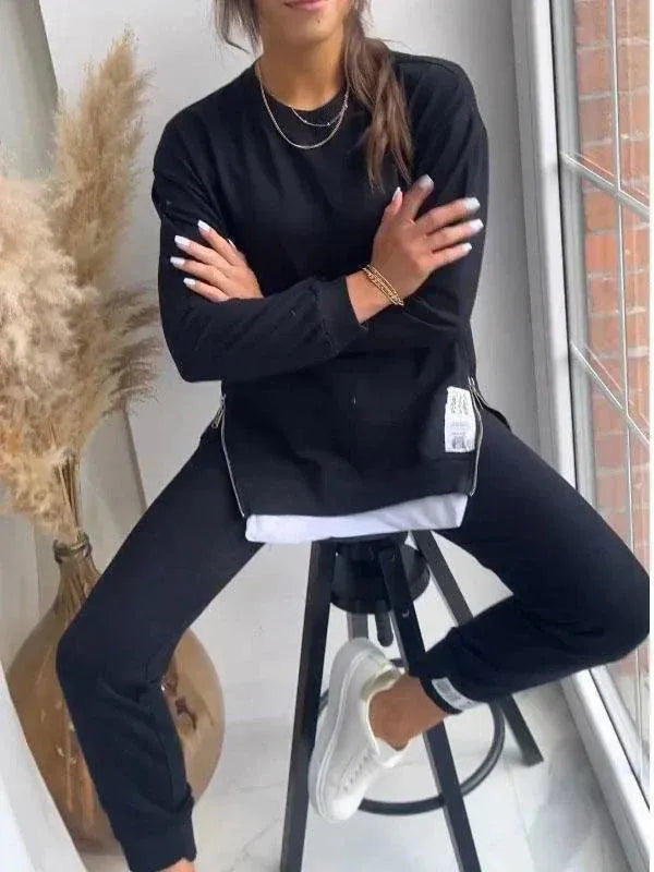 Women’s Priscilla Relaxed Two-Piece Lounge Set - Casual Everyday Comfort