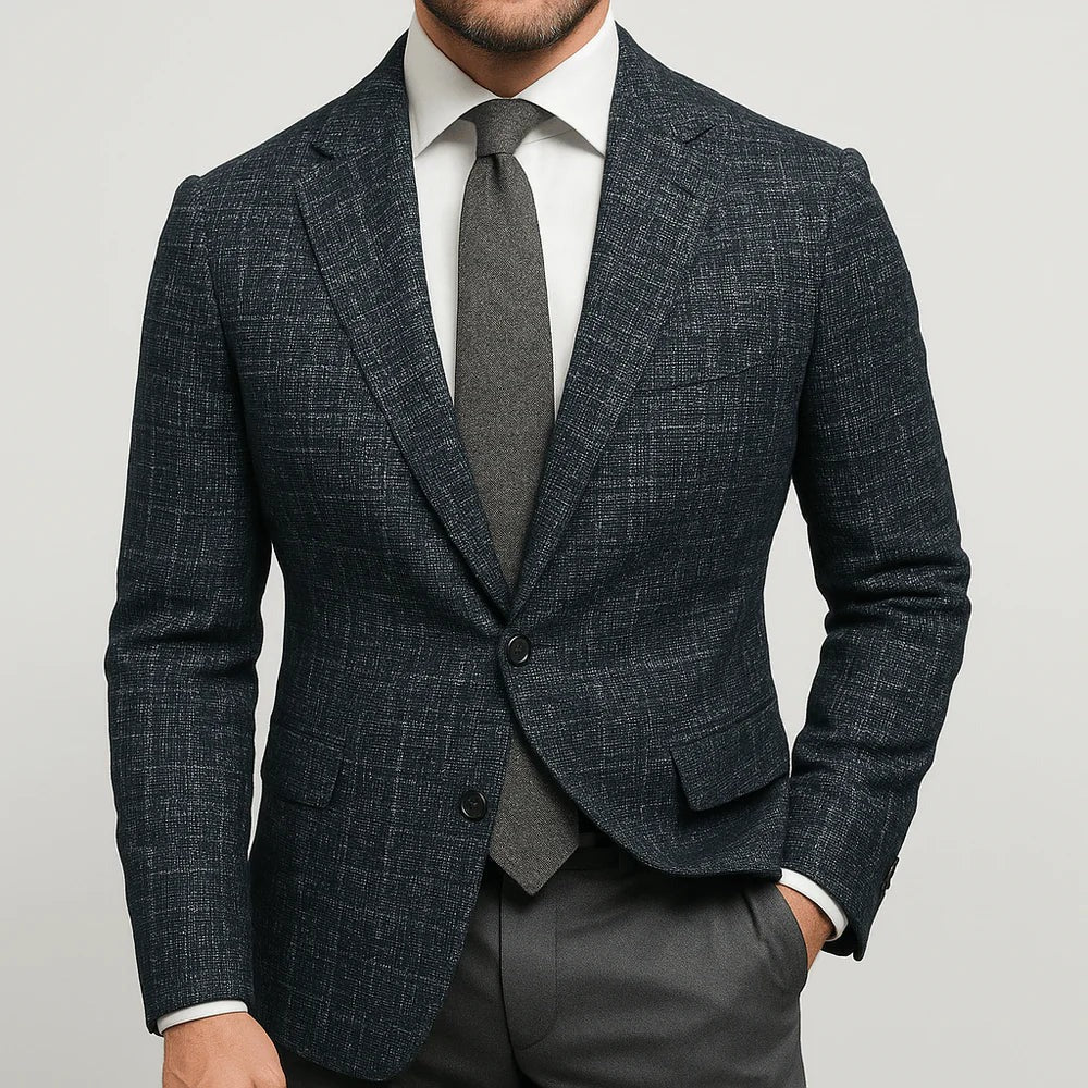 Men’s Regent Tailored Blazer – Modern Formal Suit Jacket