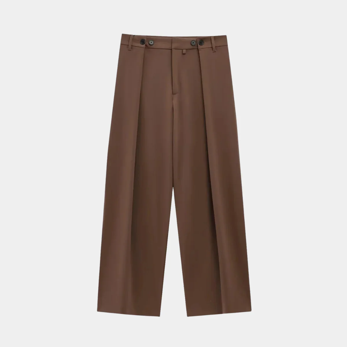 Women’s Belted Blazer & Wide-Leg Trouser Set - Tailored Two-Piece Suit