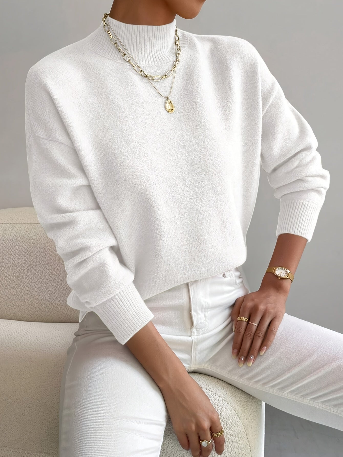 Women's Elegant Turtleneck Sweater