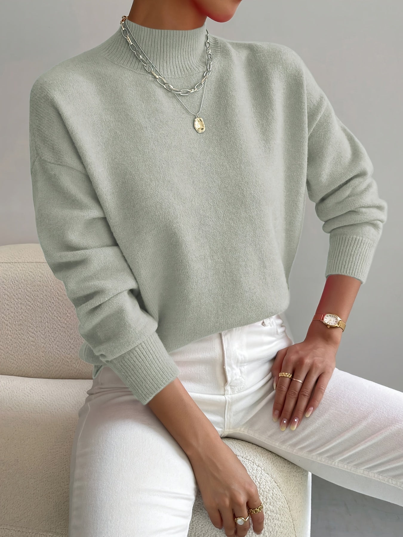 Women's Elegant Turtleneck Sweater